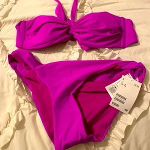 💜💜 H&M Halter/Bikini Top/Bottom Set
